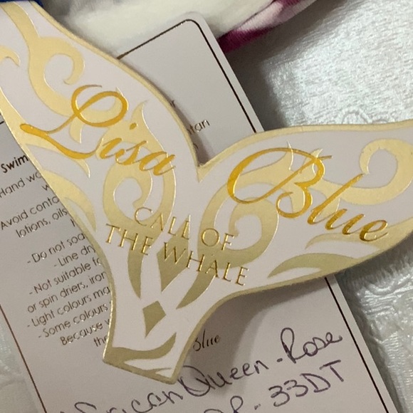 Lisa Blue AFRICAN QUEEN bikini top-Rose (#53) - Picture 7 of 7